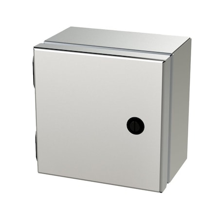 Saginaw Control & Engineering 1/4 Turn Latch Electrical Enclosures, 6 in H, 4 in D, 6 in W, NEMA 3R, 4, 4X, 12, 13 SCE-606ELJSS6